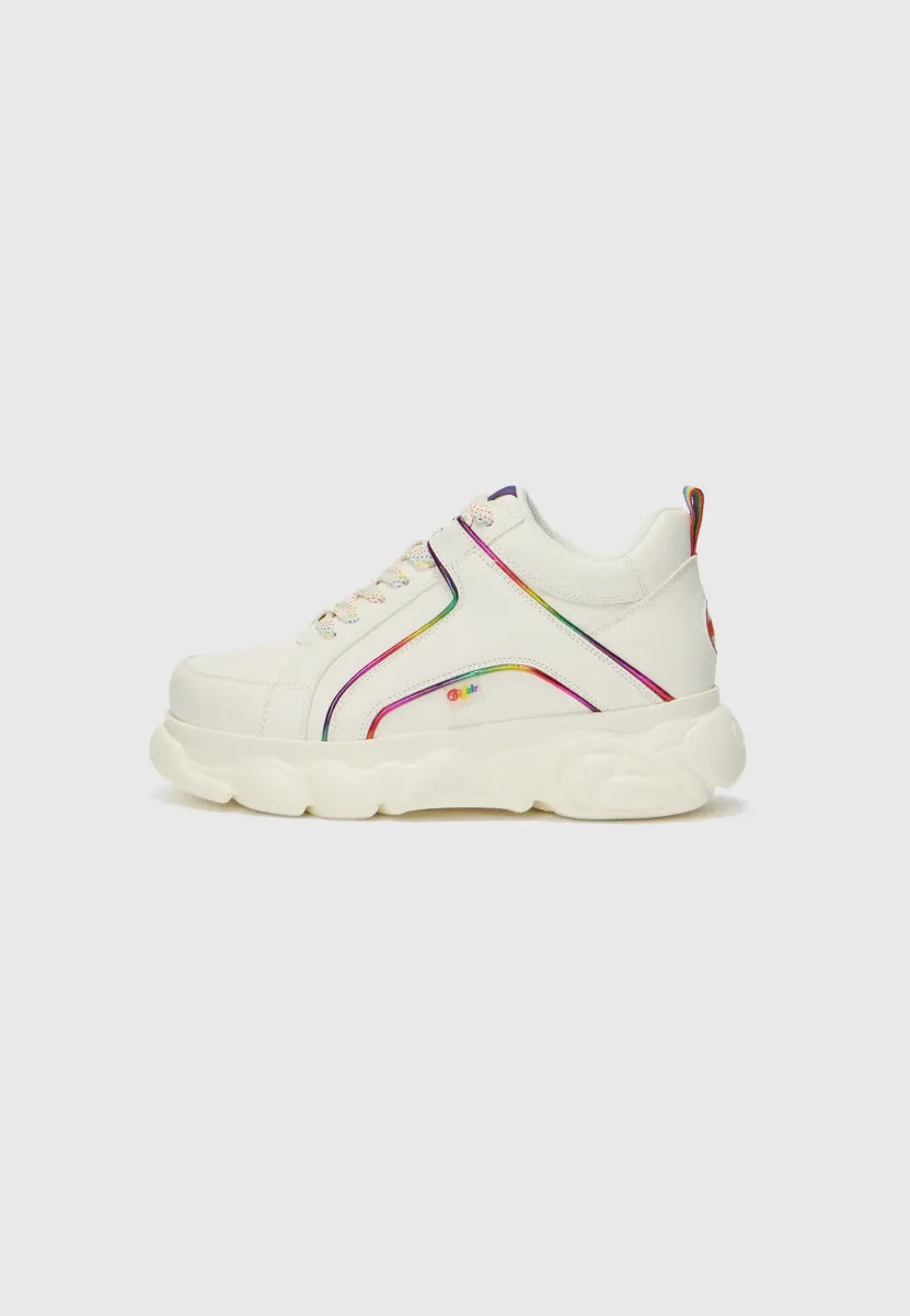 Sneaker low - white/rainbow