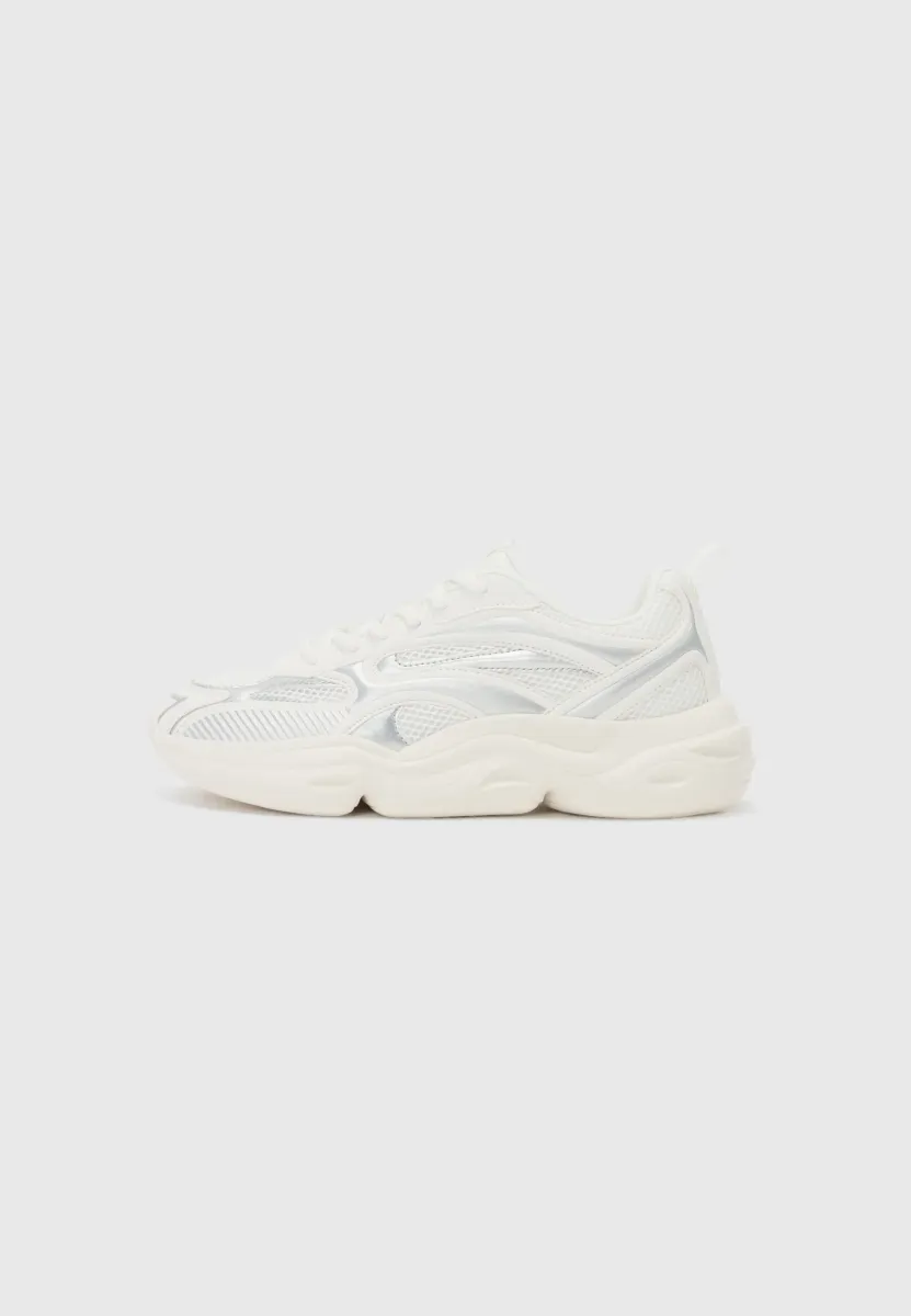 Sneaker low - white/silver-coloured