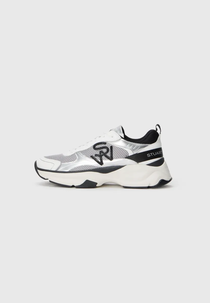 Sneaker low - white/silver-coloured