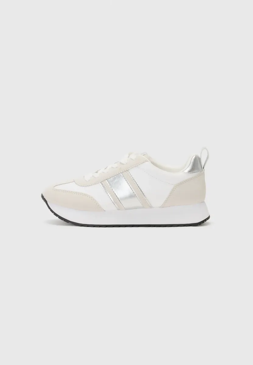 Sneaker low - white/silver-coloured