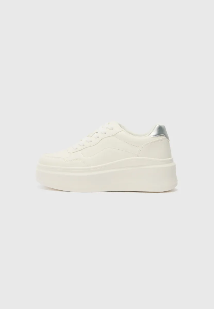 Sneaker low - white/silver-coloured