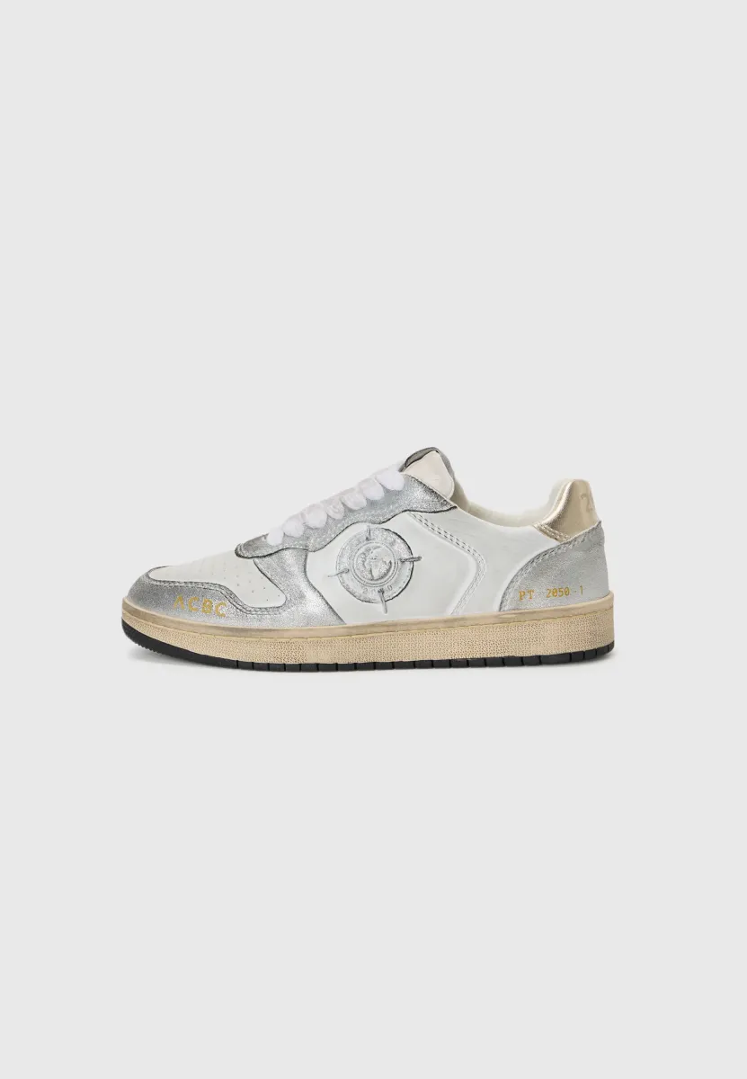 Sneaker low - white/silver-coloured