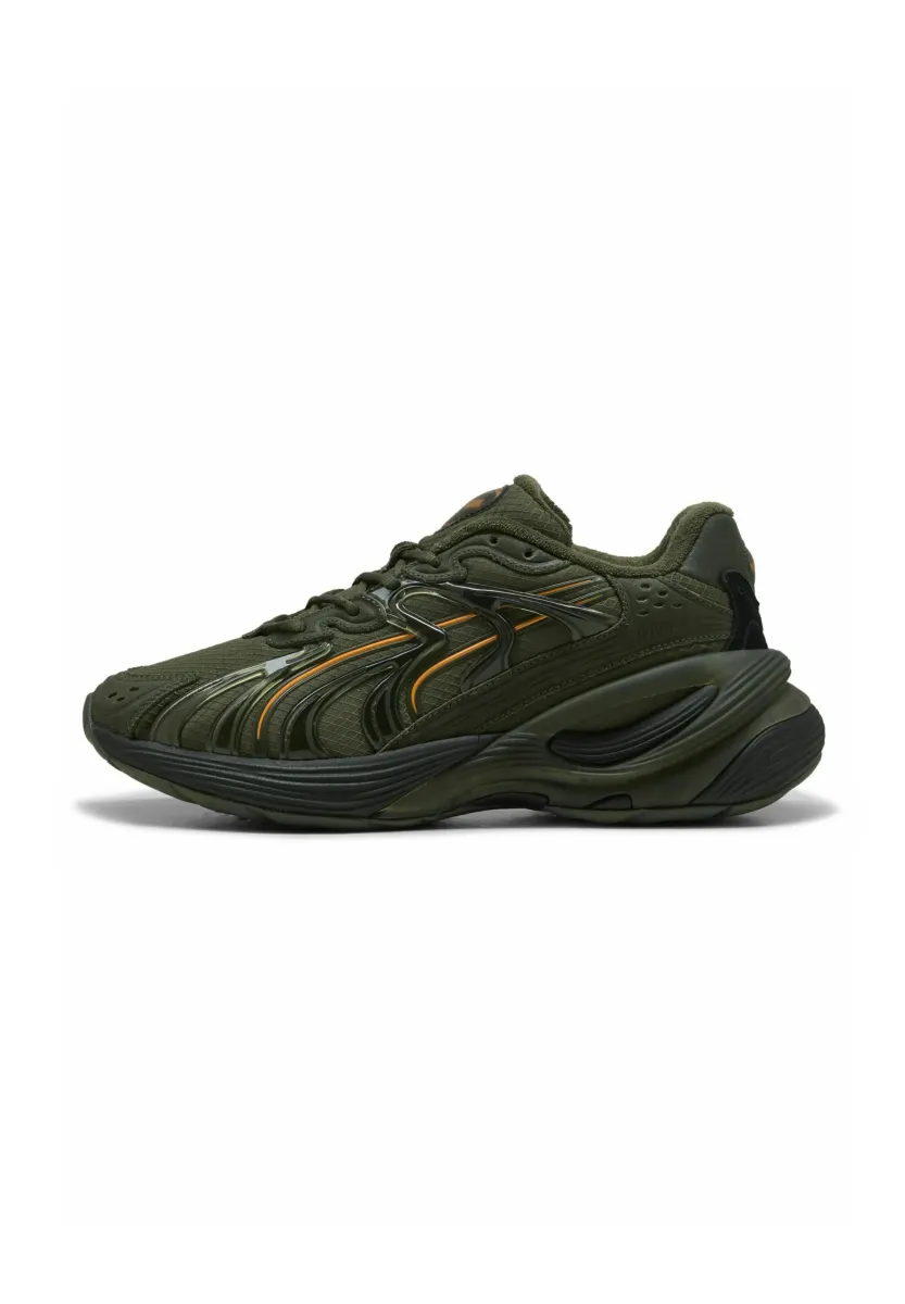 SNEAKERS - Sneaker low - green moss/dark olive/pumpkin pie