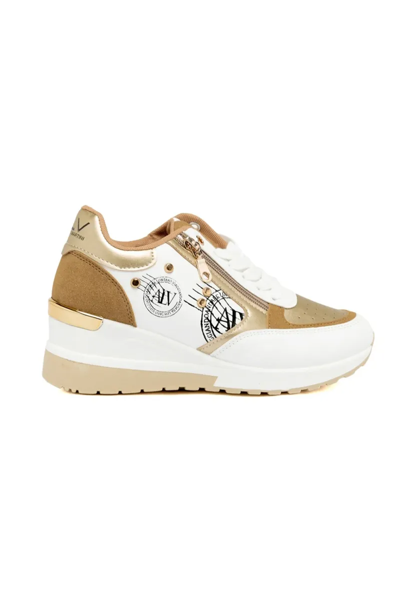 SNEAKERS - Sneaker low - white/gold