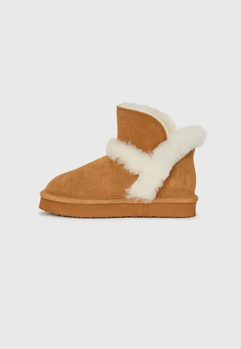 Snowboot/Winterstiefel - cognac
