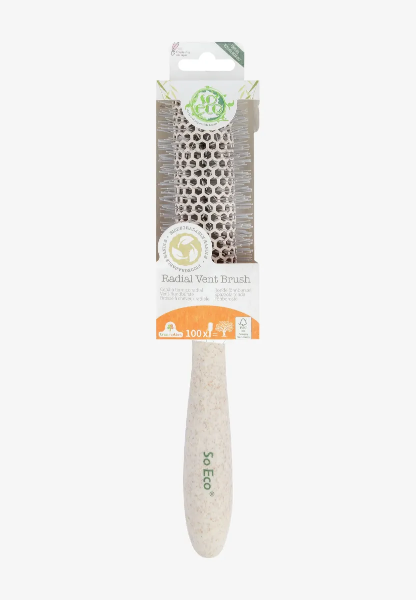 SO ECO BIODEGRADABLE CERAMIC ROUND BRUSH - SMALL - Bürste - stone