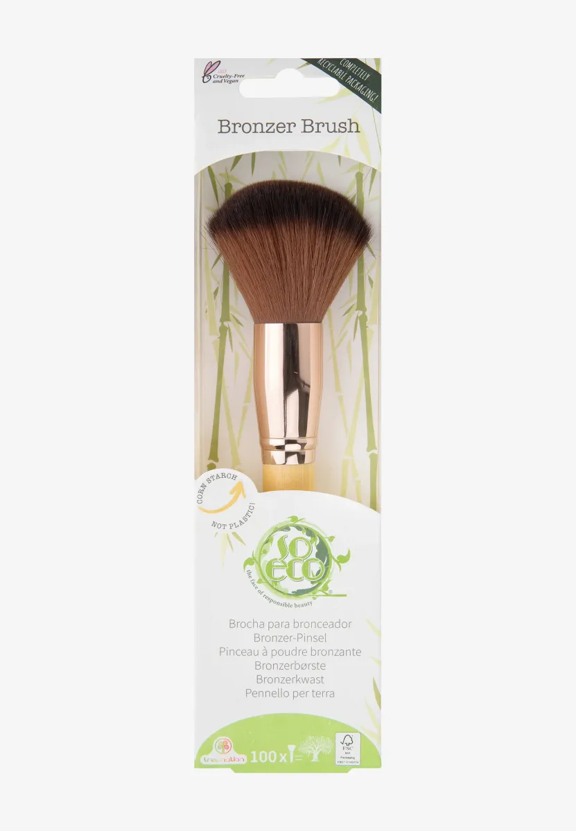 SO ECO BRONZER BRUSH - Make-up-Pinsel - beige & gold