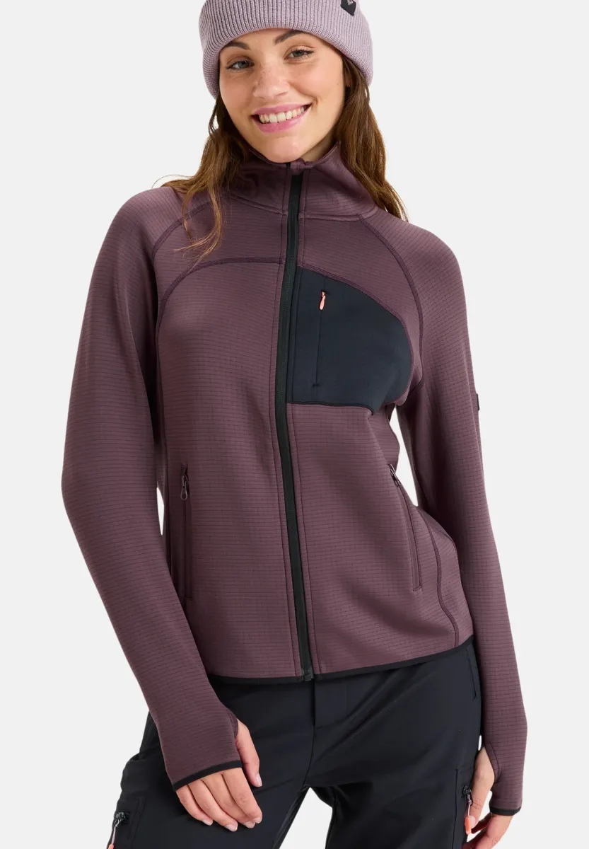SOARING HEIGHTS - FUNKTIONELLES MID-LAYER - Sweatjacke - mauve