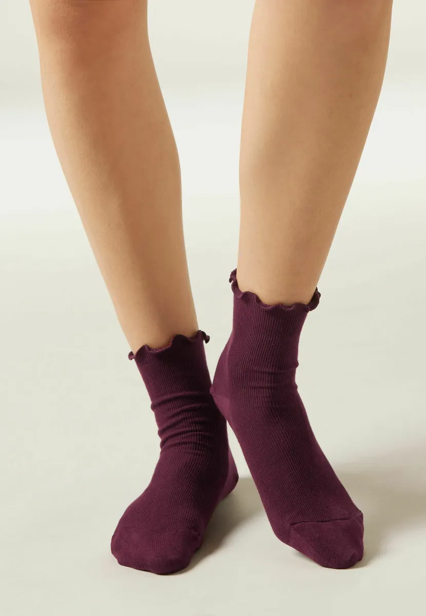 Socken - bordeaux
