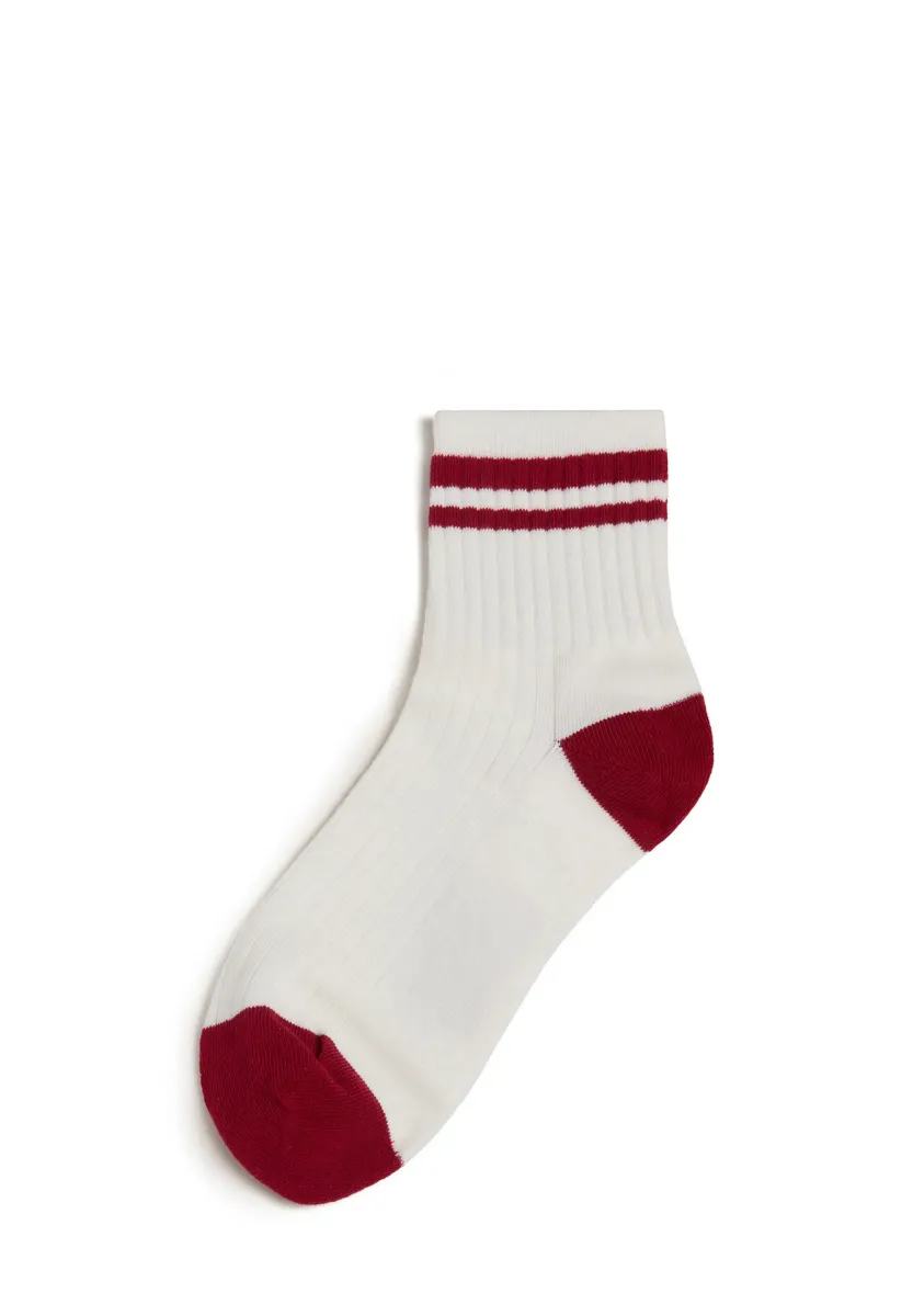 Socken - dark red