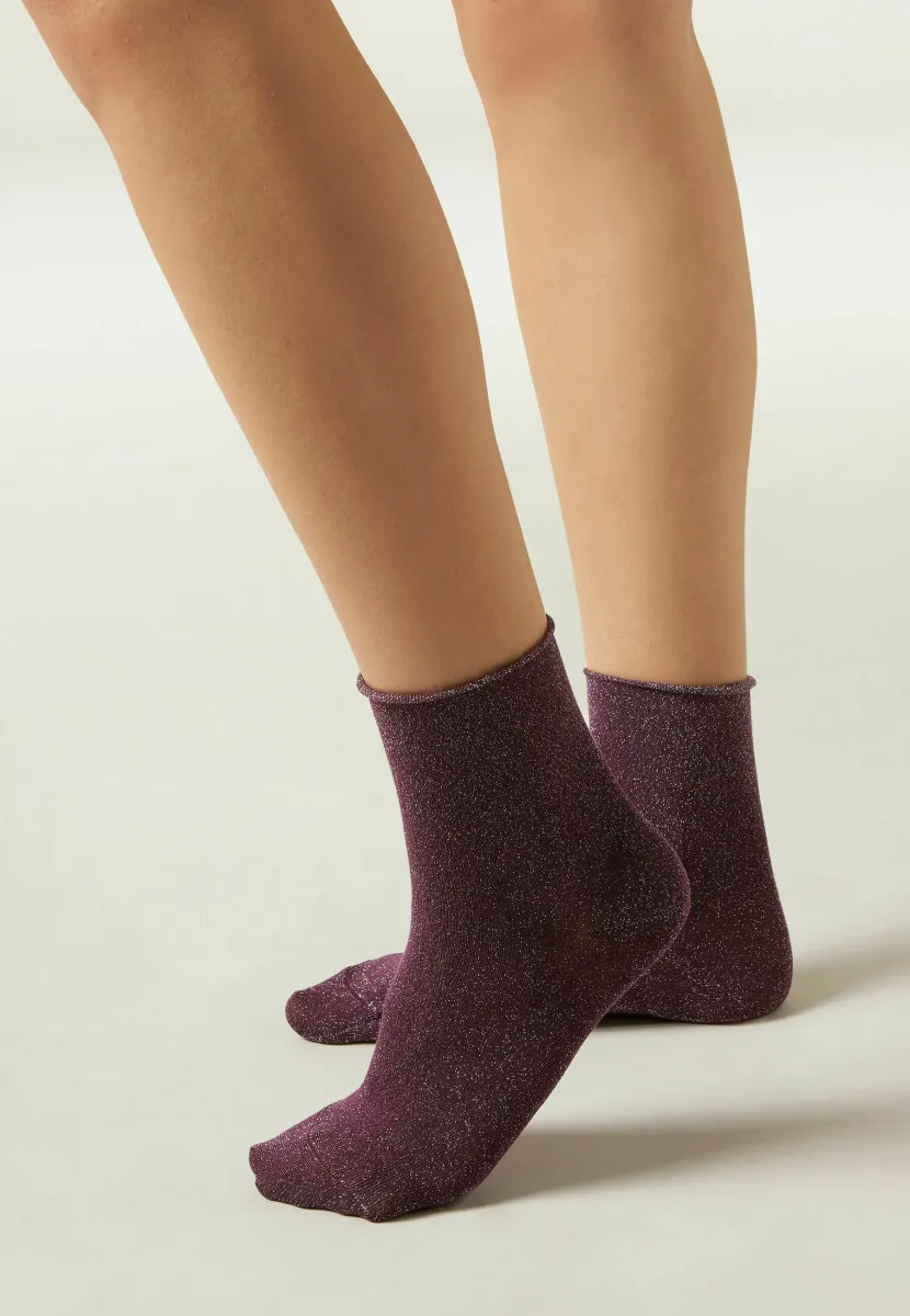 Socken - purple