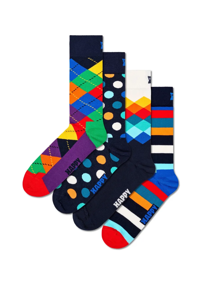 SOCKS GIFT SET UNISEX 4 PACK - Socken - blue