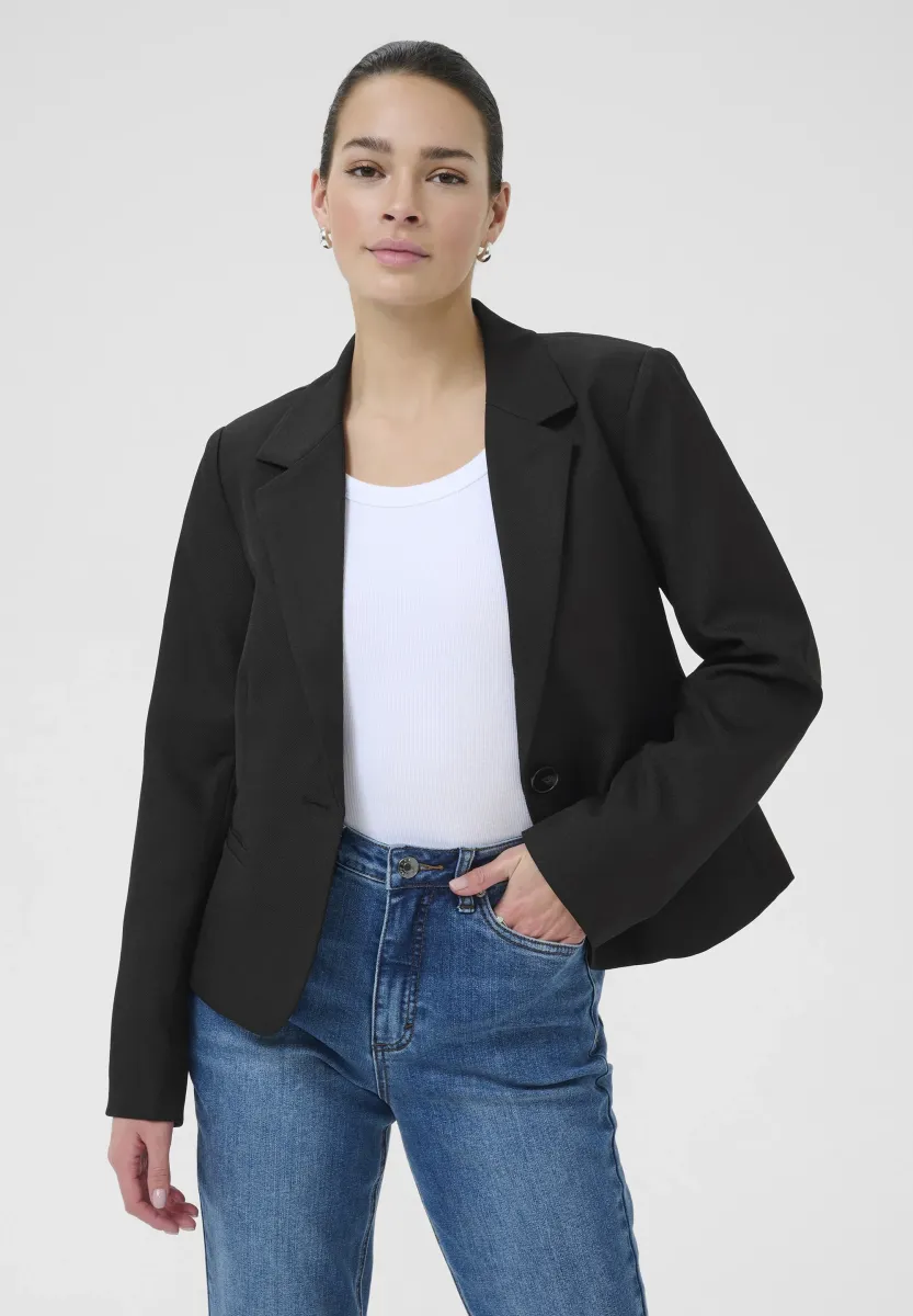 SOFIA SHAPED - Blazer - black deep