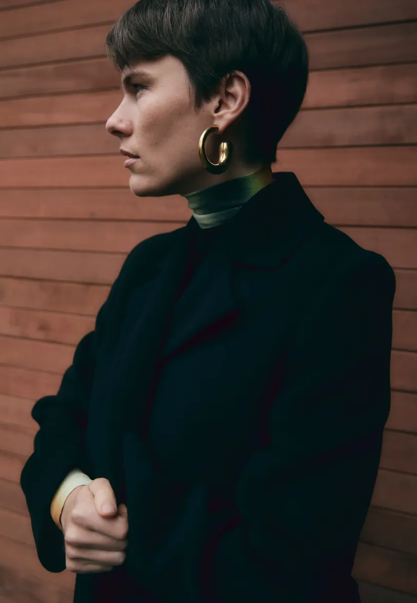 SOFT BELTED COAT - Klassischer Mantel - black