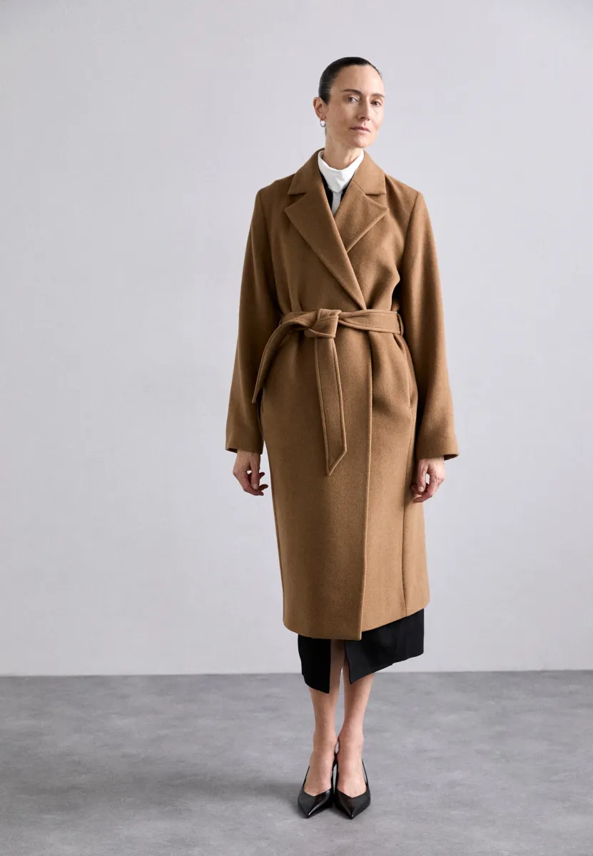 SOFT BELTED  - Klassischer Mantel - light brow