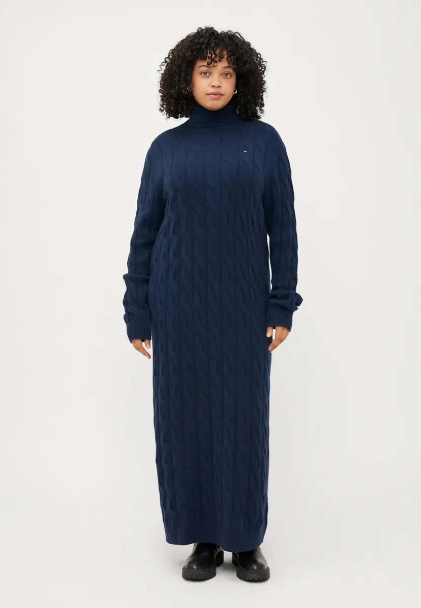 SOFT CABLE ROLL - Maxikleid - dark night navy