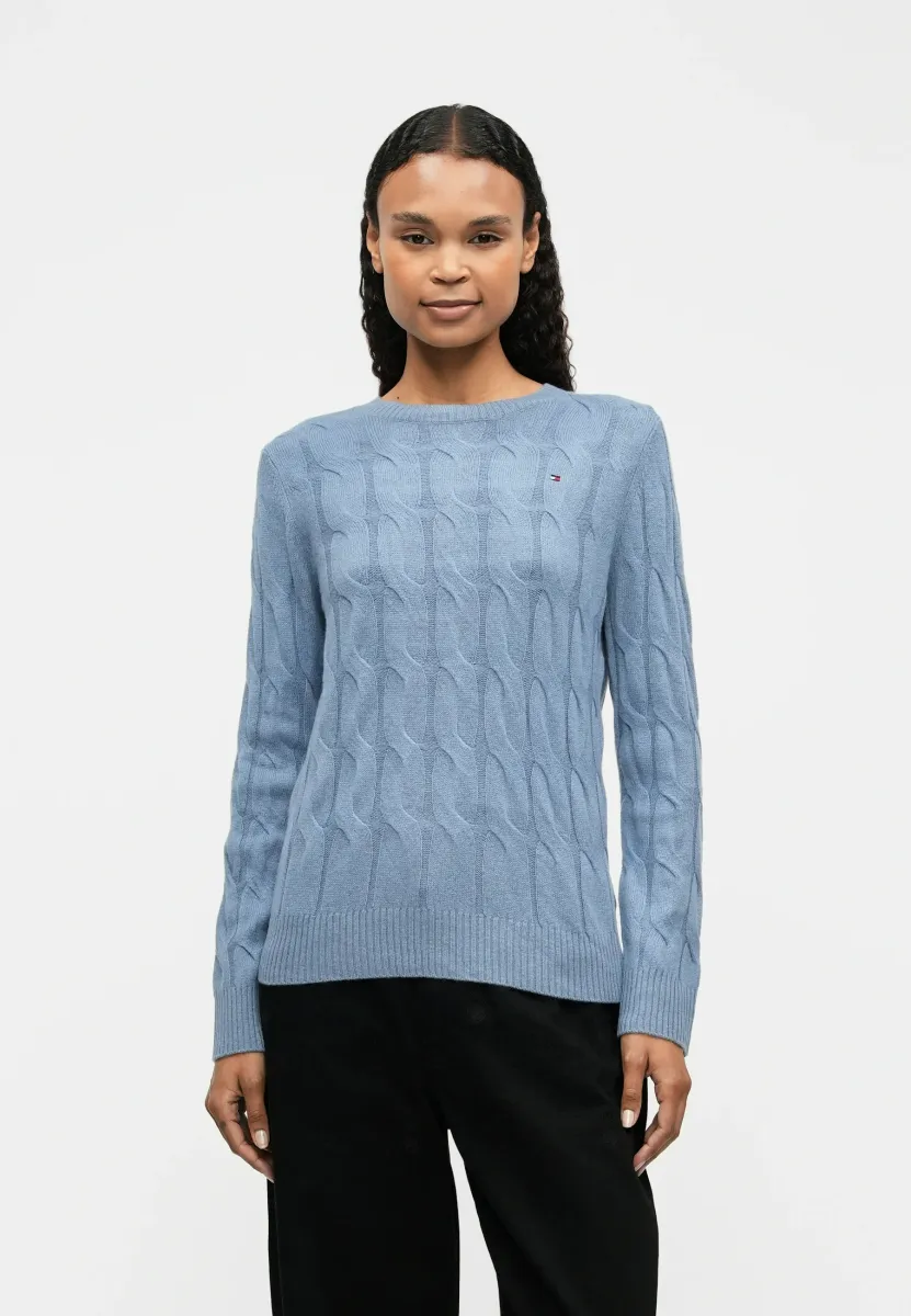 SOFT CABLE  - Strickpullover - brisk blue