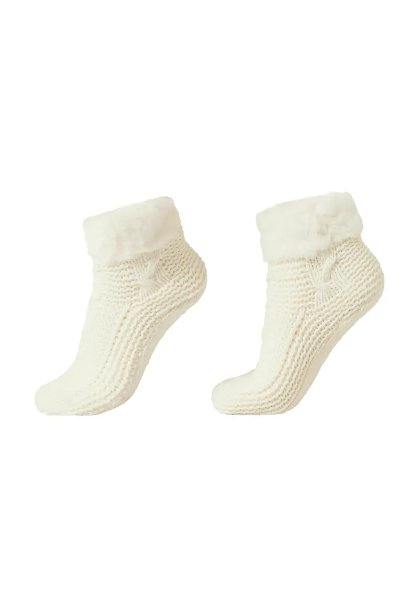 SOFT DOUBLE - Socken - white