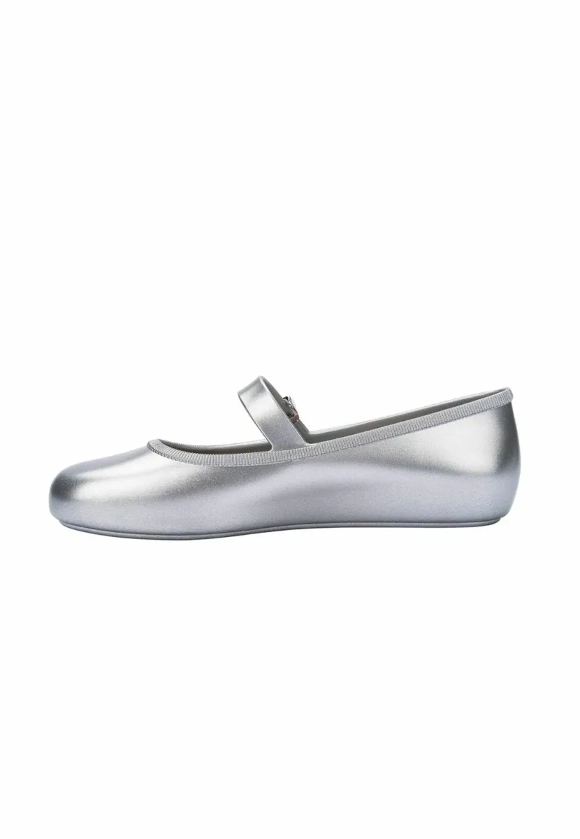 SOFT - Riemchenballerina - silver