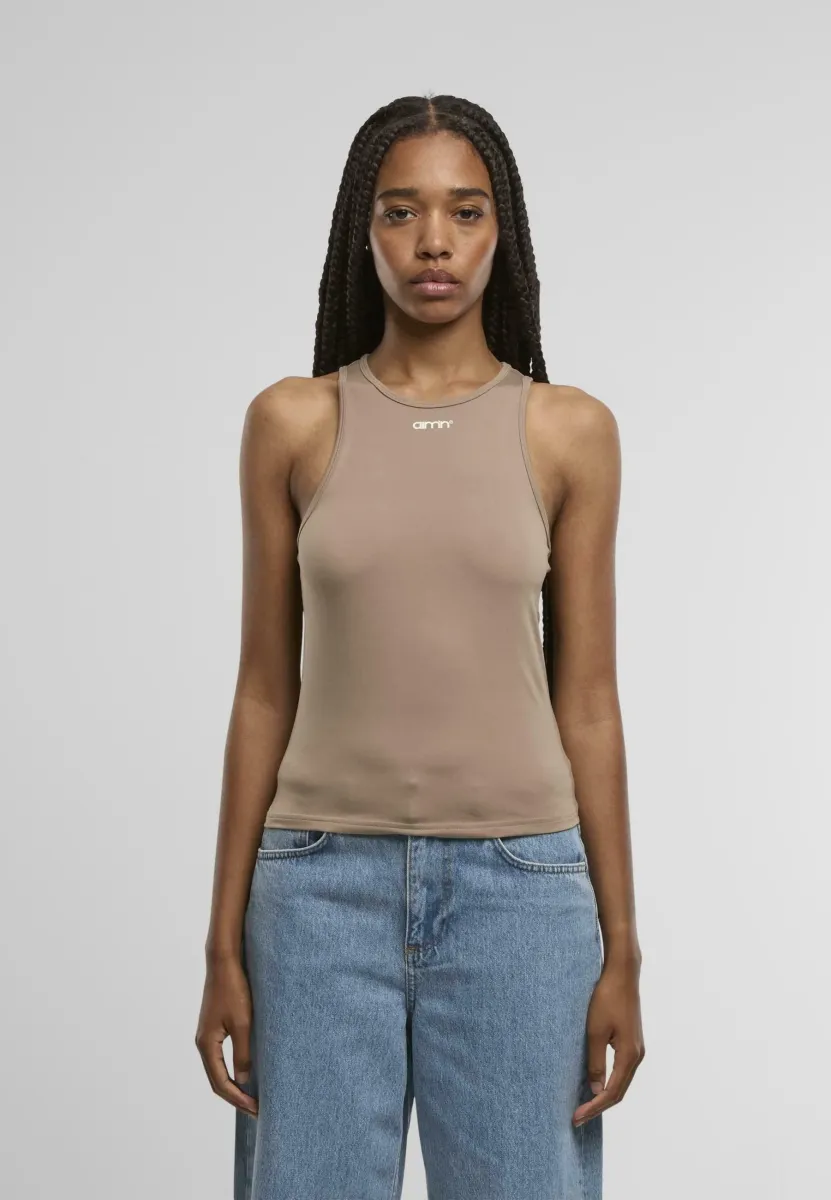 SOFT SINGLET - Top - brown