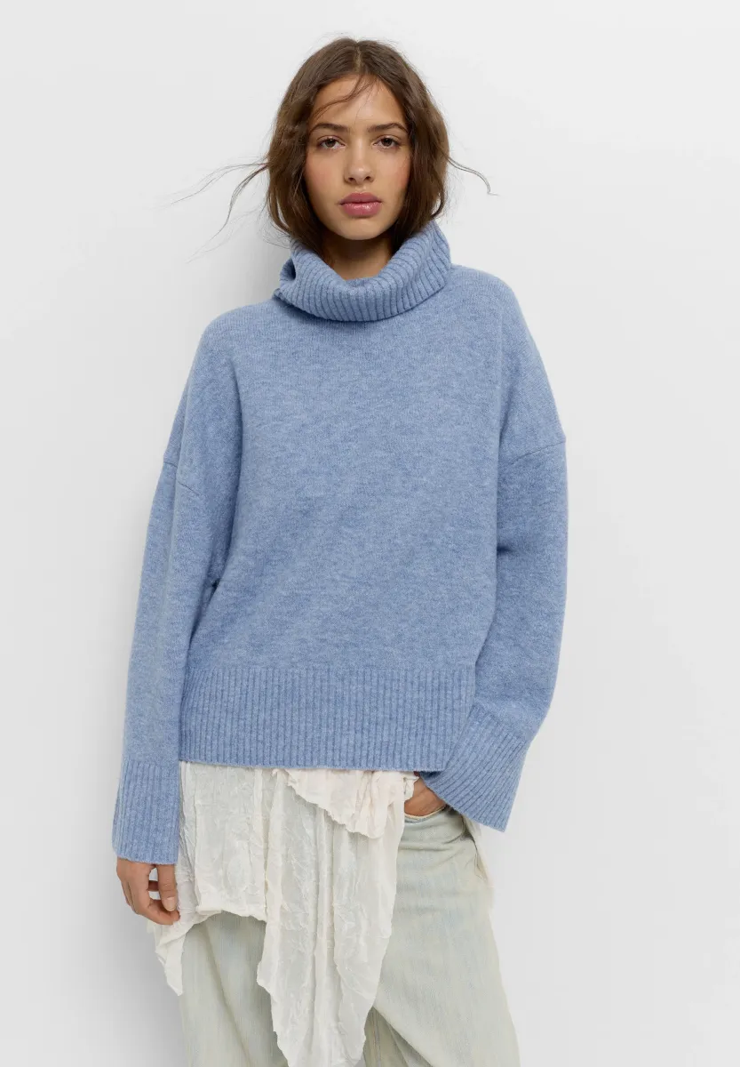 SOFT - Strickpullover - blue