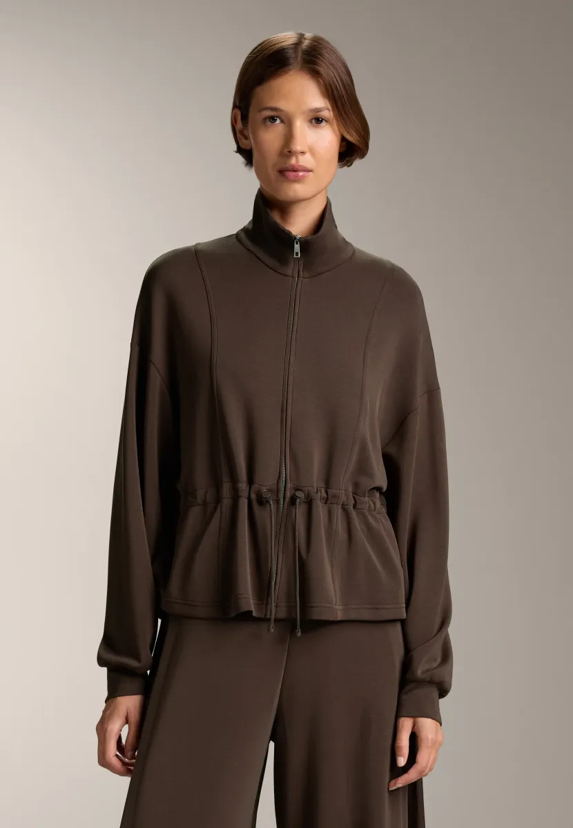 SOFT TOUCH MODAL - Leichte Jacke - brown