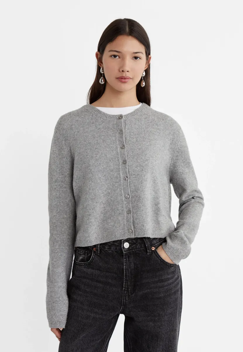 SOFT TOUCH - Strickjacke - grey