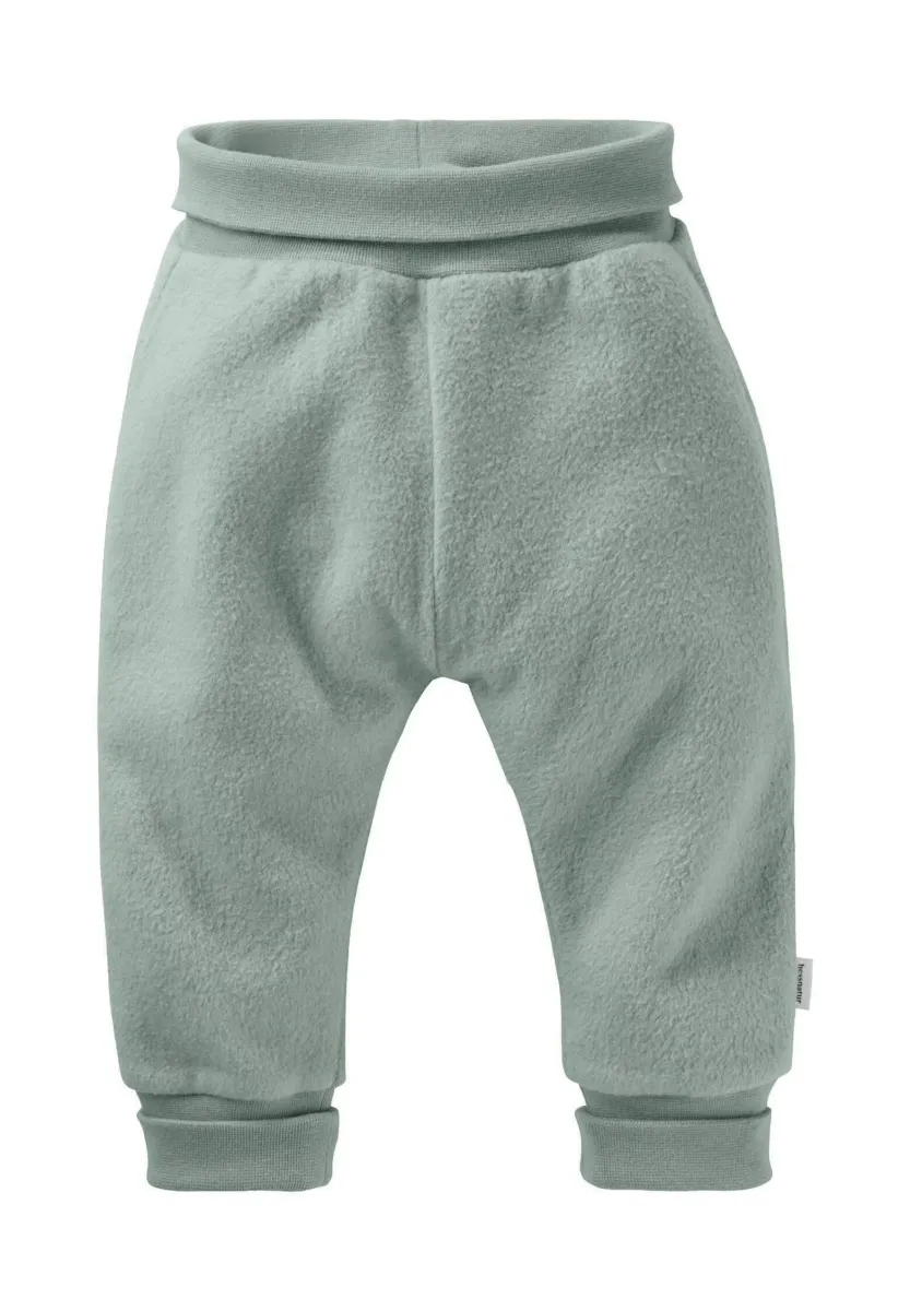 SOFTFLEECE - Stoffhose - mattgrün