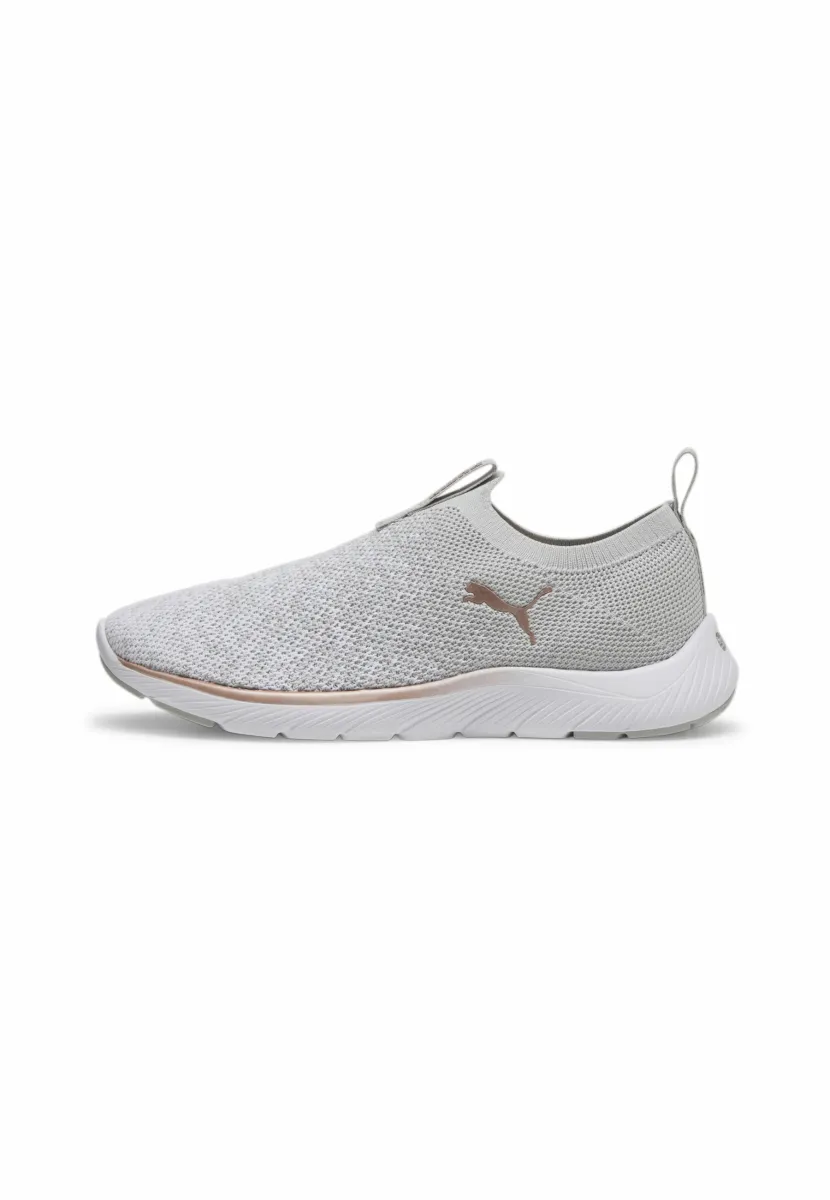 SOFTRIDE REMI - Slipper - ash gray puma white rose gold