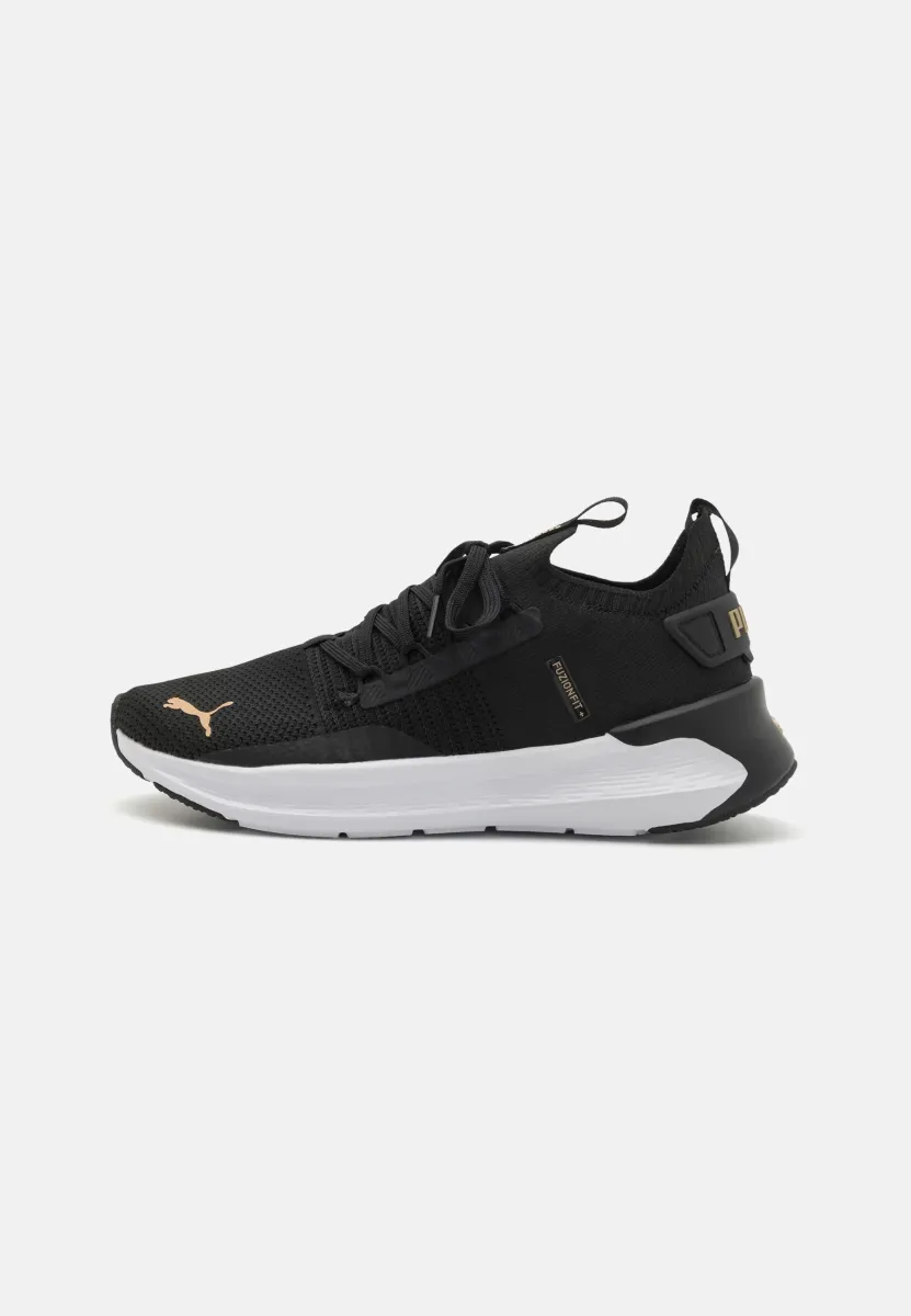 SOFTRIDE SYMMETRY FUZION - Trainingsschuh - black/gold