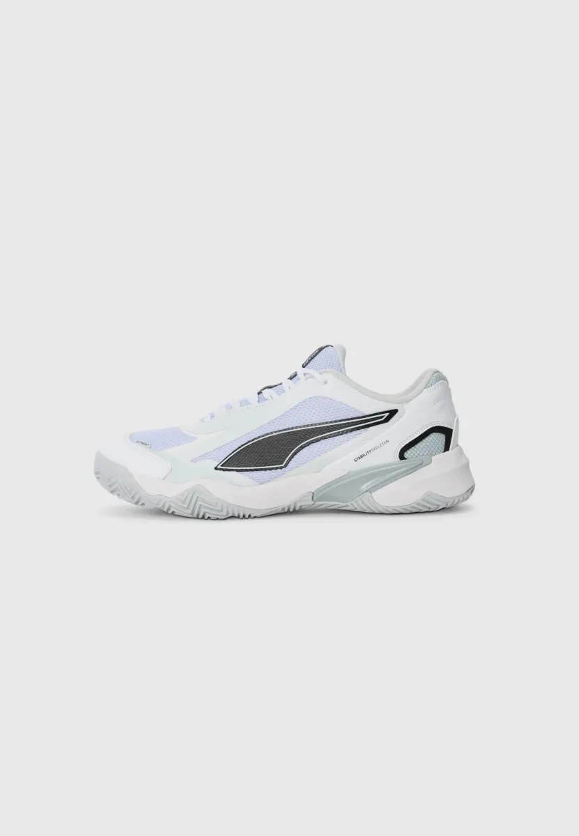 SOLARSTRIKE 4 - Handballschuh - white/black/silver-coloured/mist platinum gray