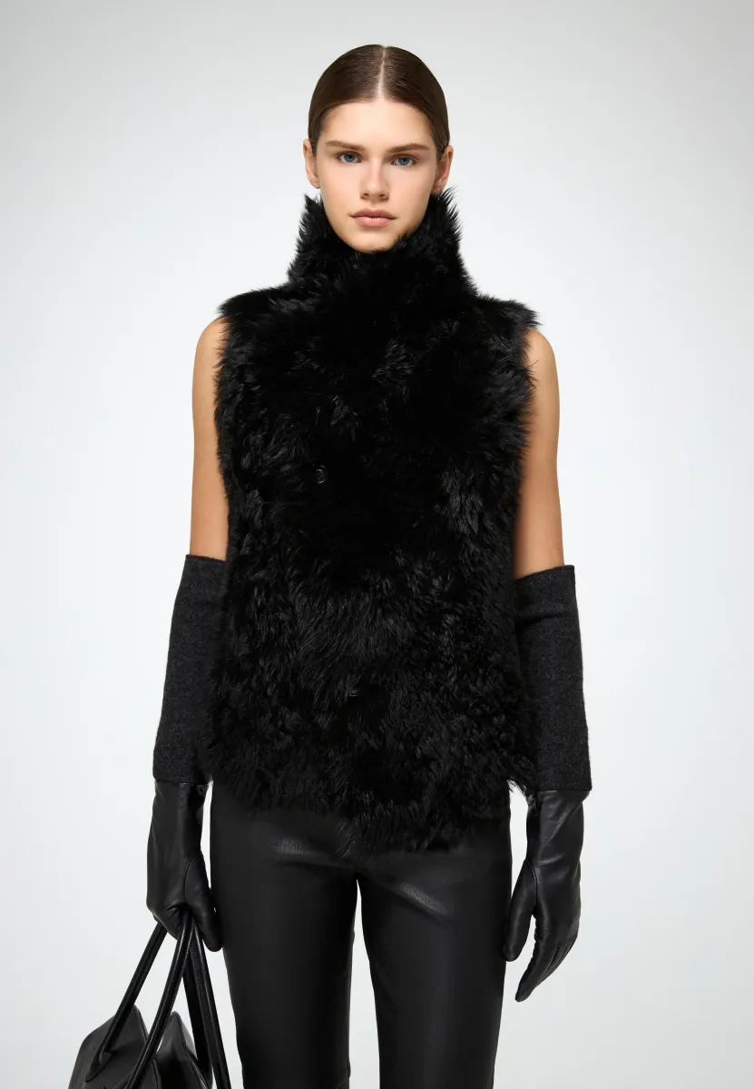 SOLENE - Weste - black