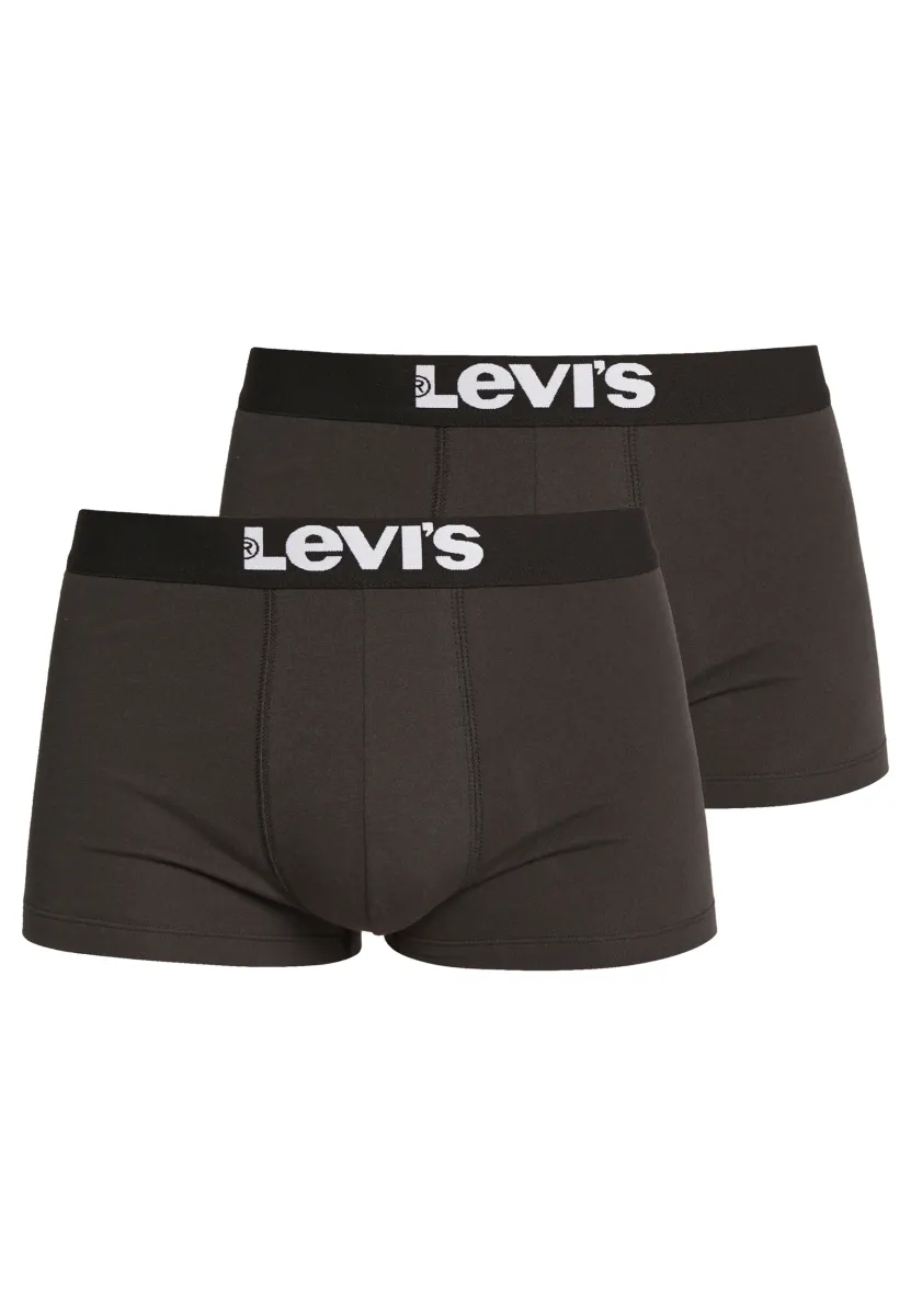 SOLID BASIC TRUNK 2 PACK - Boxer Briefs - jet black