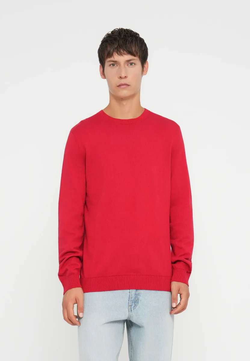 SOLID CORE CREW - Strickpullover - modern red