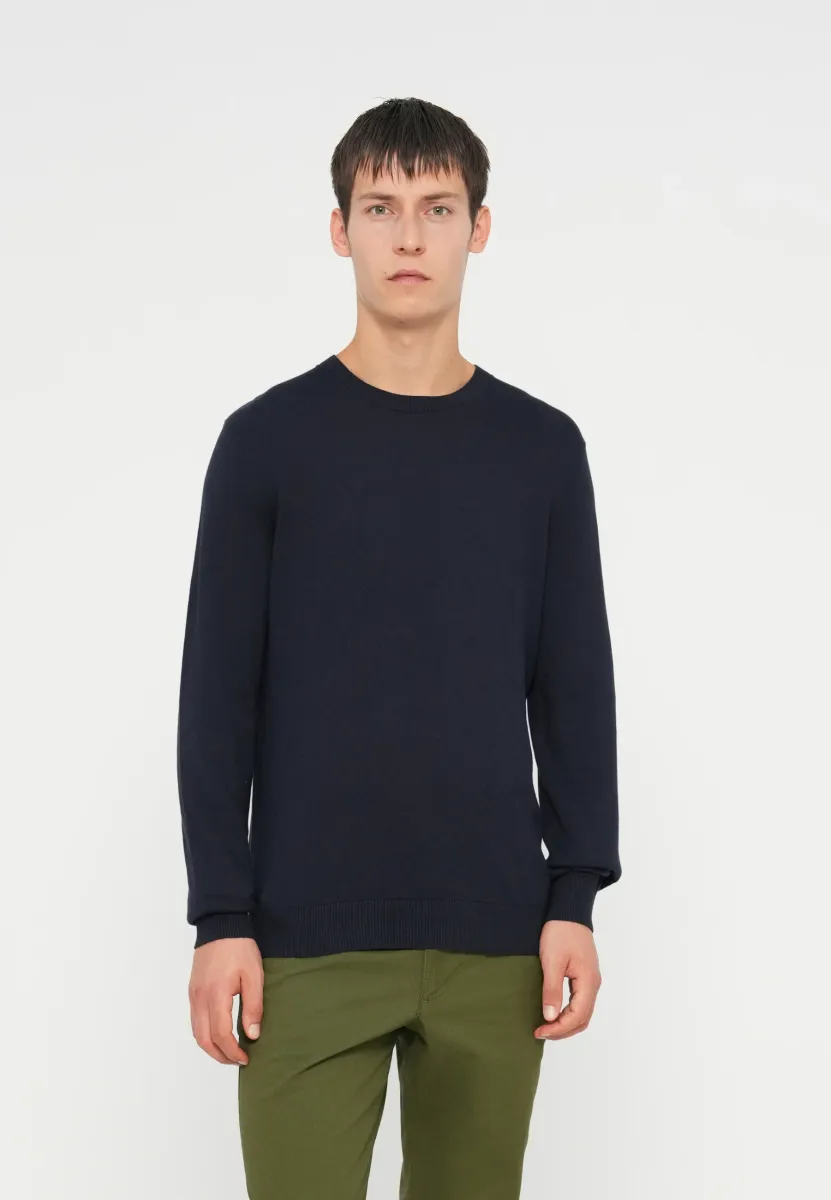 SOLID CORE CREW - Strickpullover - new classic navy