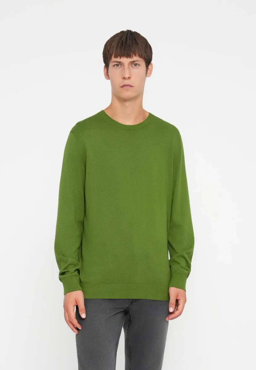 SOLID CORE CREW - Strickpullover - twist of lime