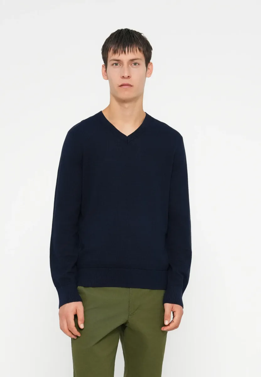 SOLID CORE VEE - Strickpullover - tapestry navy