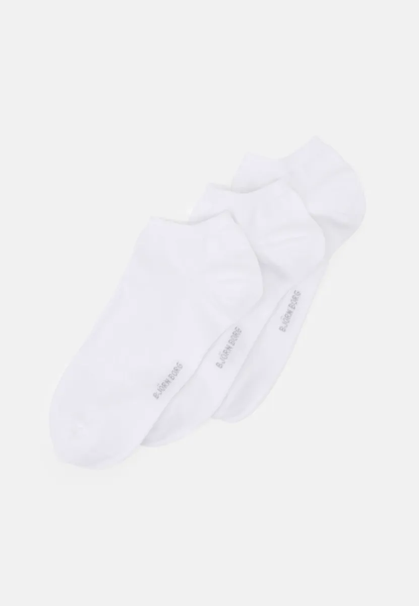 SOLID ESSENTIAL STEP UNISEX 3 PACK - Socken - white