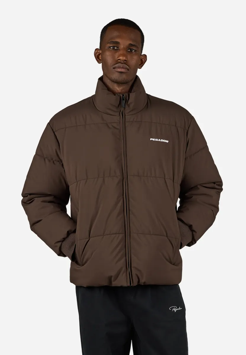 SOLIN PUFFER JACKET - Winterjacke - dark brown