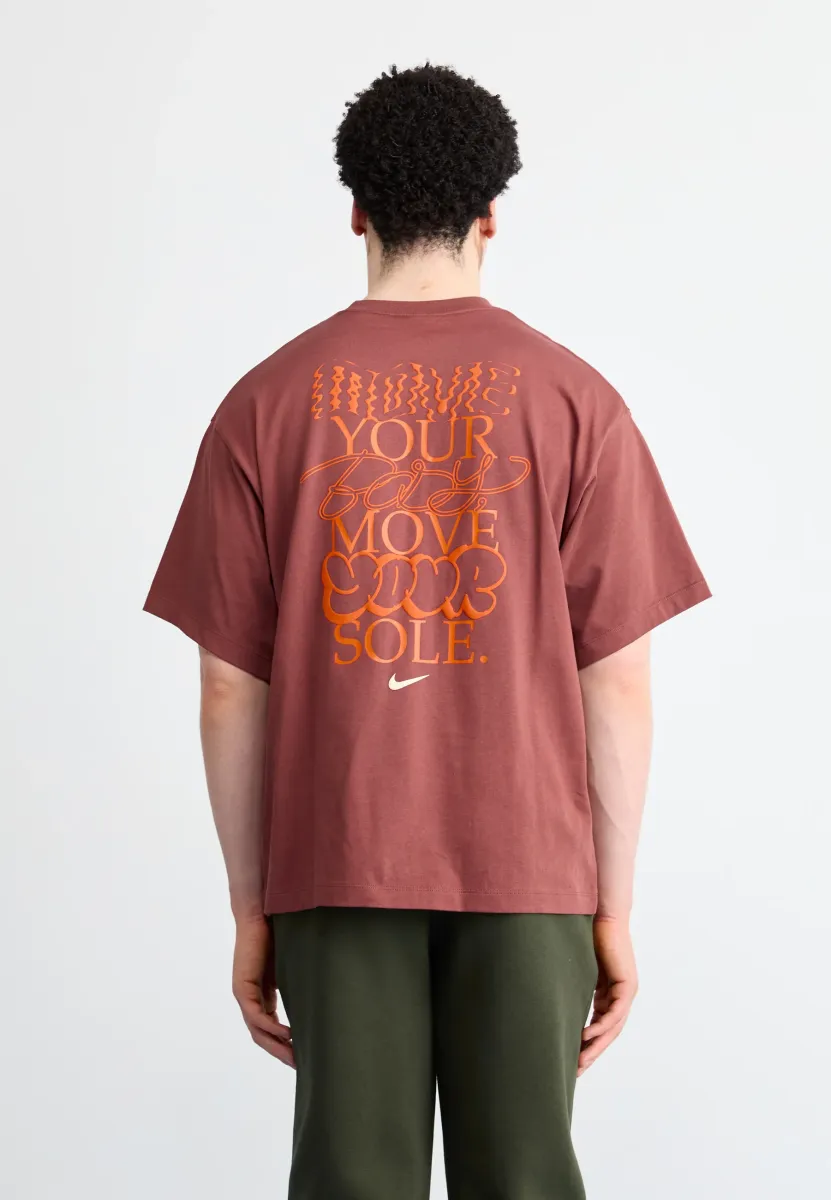 SOLO TEE - T-Shirt print - red sepia