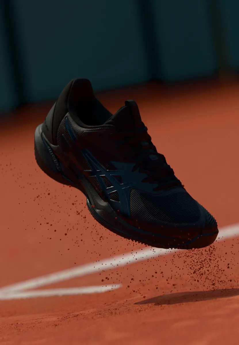 SOLUTION SPEED FF 3 CLAY - Tennisschuh für Sandplätze - black/prism blue