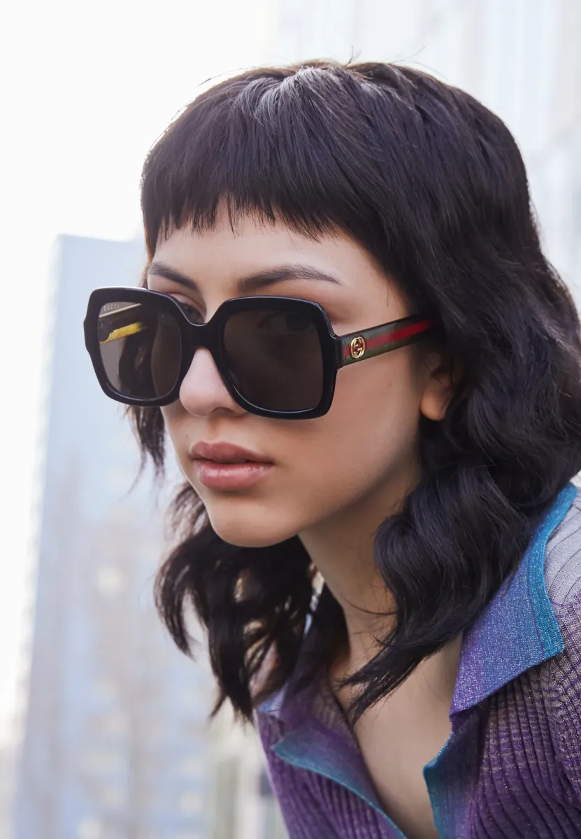 Sonnenbrille - black/green/brown