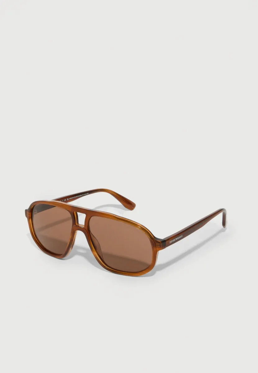 Sonnenbrille - dark brown/brown