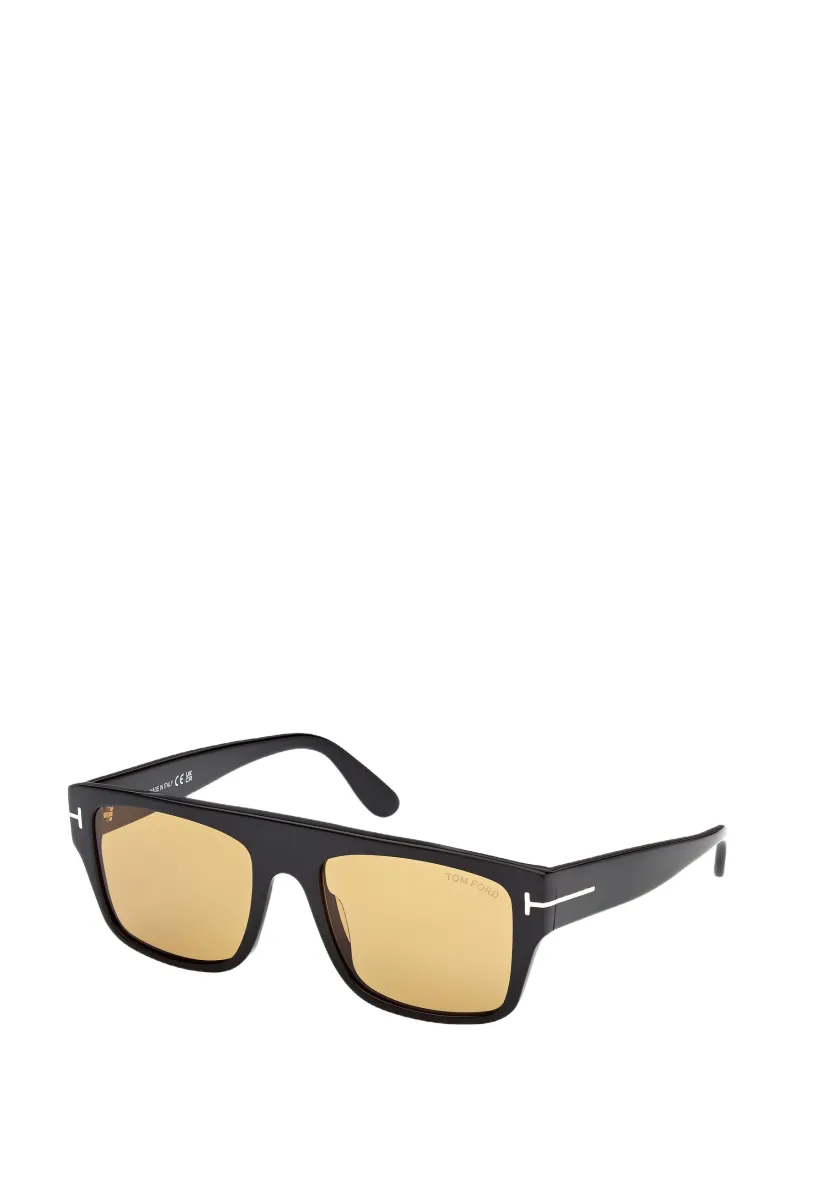 Sonnenbrille - glossy black/brown