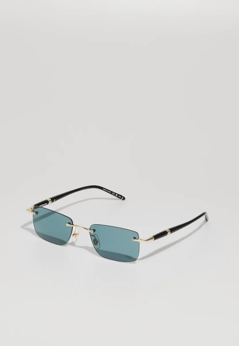 Sonnenbrille - gold-coloured/black/green