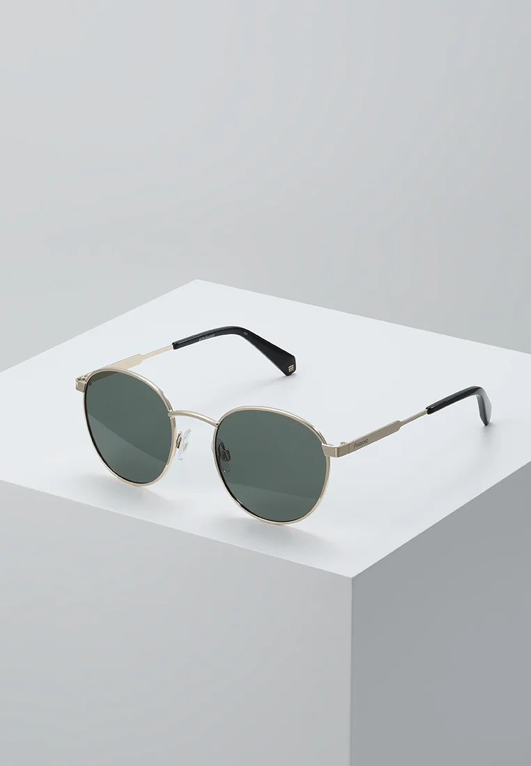 Sonnenbrille - gold-coloured/green