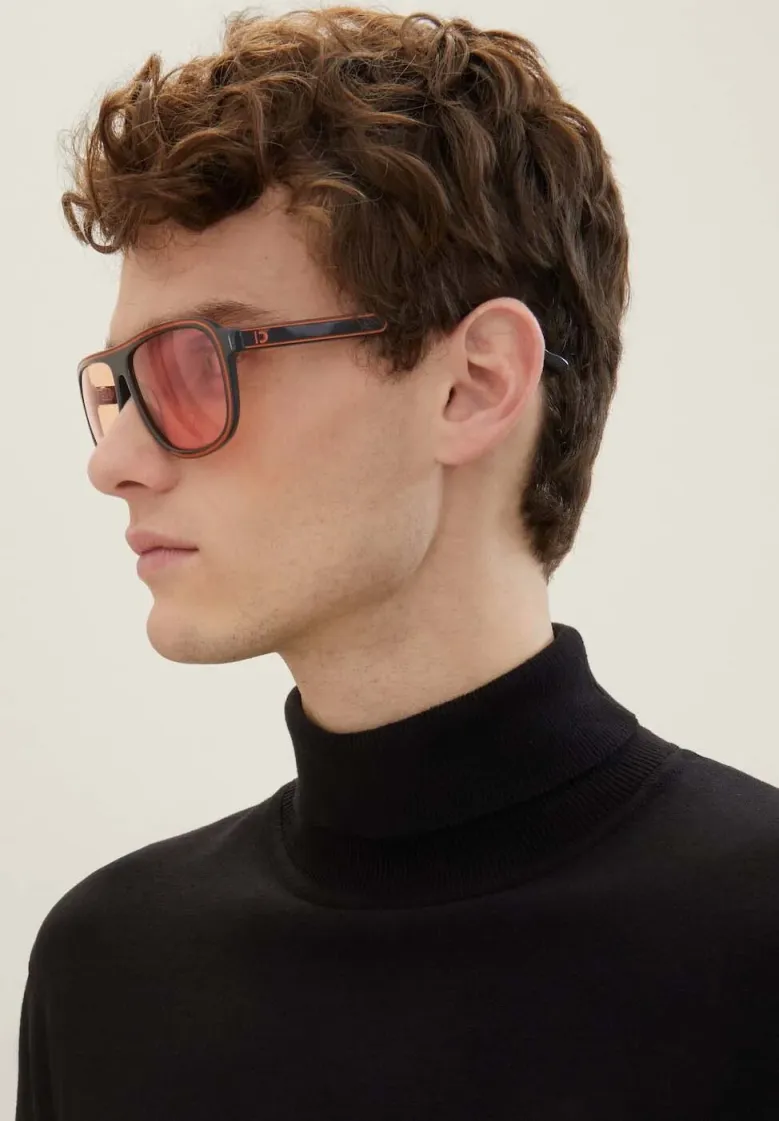 Sonnenbrille - grau orange