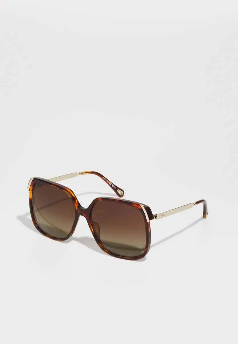 Sonnenbrille - havana/gold-coloured/brown