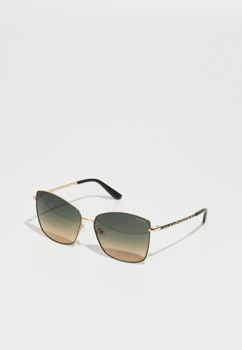 Sonnenbrille - matte dark green/gradient green