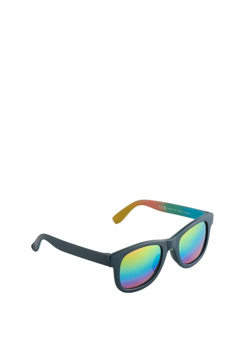 Sonnenbrille - navy blue rainbow